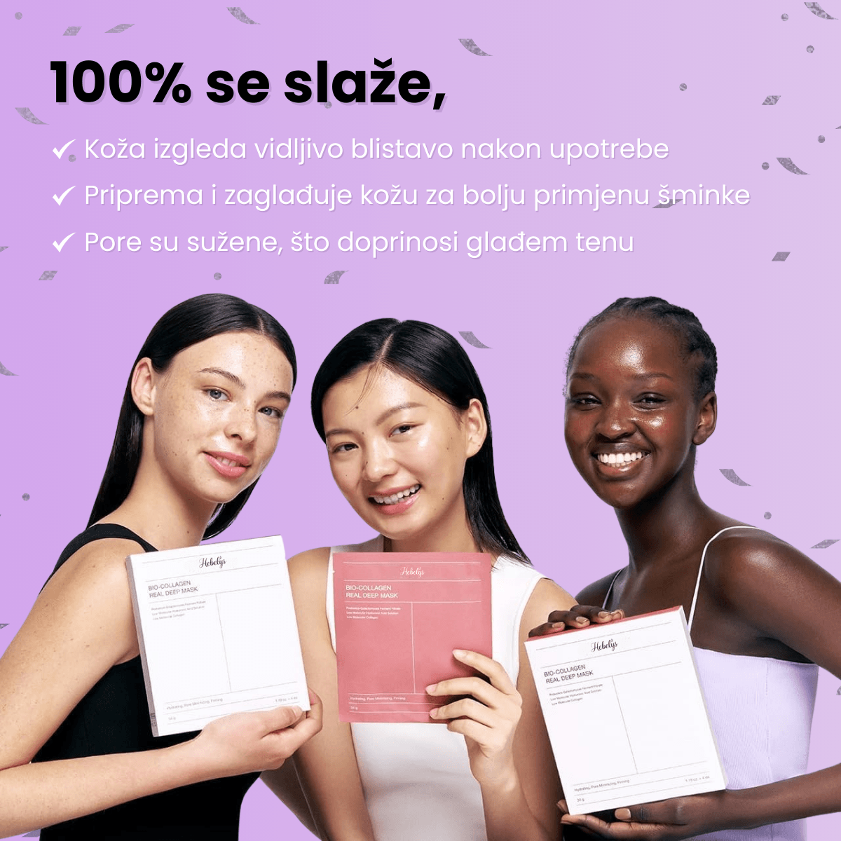 Maska S Korejskim Bio-Kolagenom